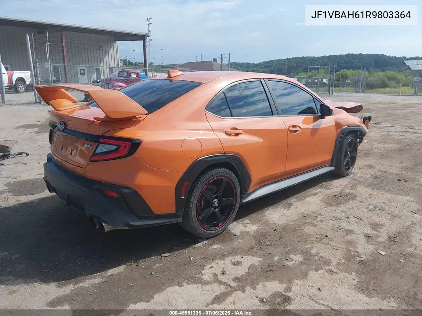 2024 Subaru Wrx Premium VIN: JF1VBAH61R9803364 Lot: 45551335