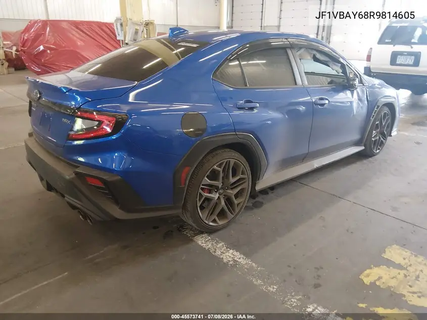 2024 Subaru Wrx Tr VIN: JF1VBAY68R9814605 Lot: 45573741