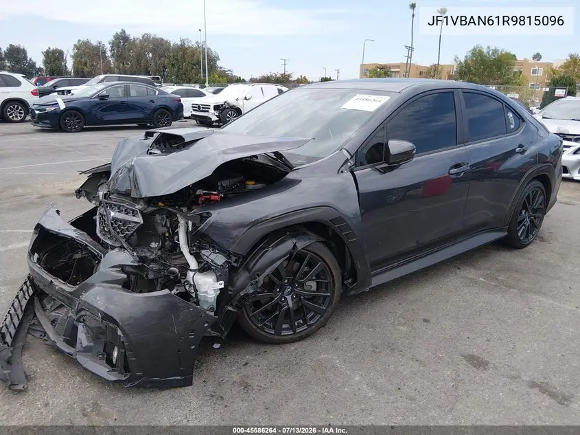 2024 Subaru Wrx Limited VIN: JF1VBAN61R9815096 Lot: 45586264