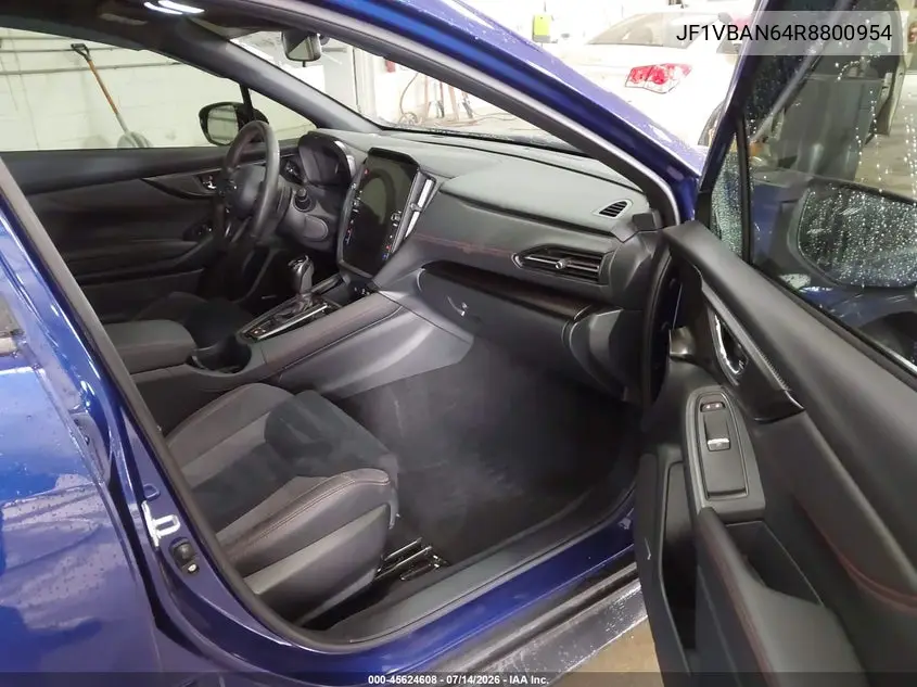 2024 Subaru Wrx Limited VIN: JF1VBAN64R8800954 Lot: 45624608
