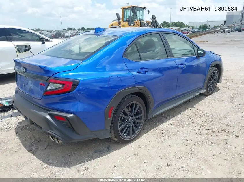 2026 Subaru Wrx Premium VIN: JF1VBAH61T9800584 Lot: 45506459