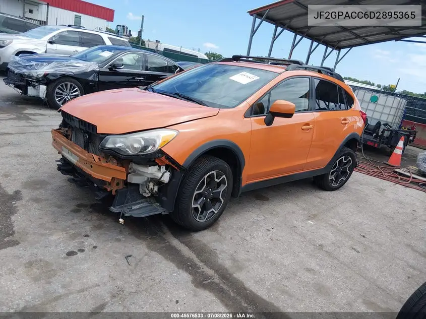 2013 Subaru Xv Crosstrek 2.0I Premium VIN: JF2GPACC6D2895365 Lot: 45576533