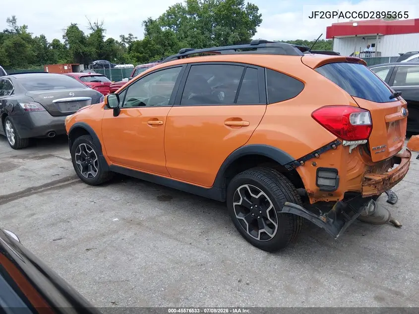 2013 Subaru Xv Crosstrek 2.0I Premium VIN: JF2GPACC6D2895365 Lot: 45576533