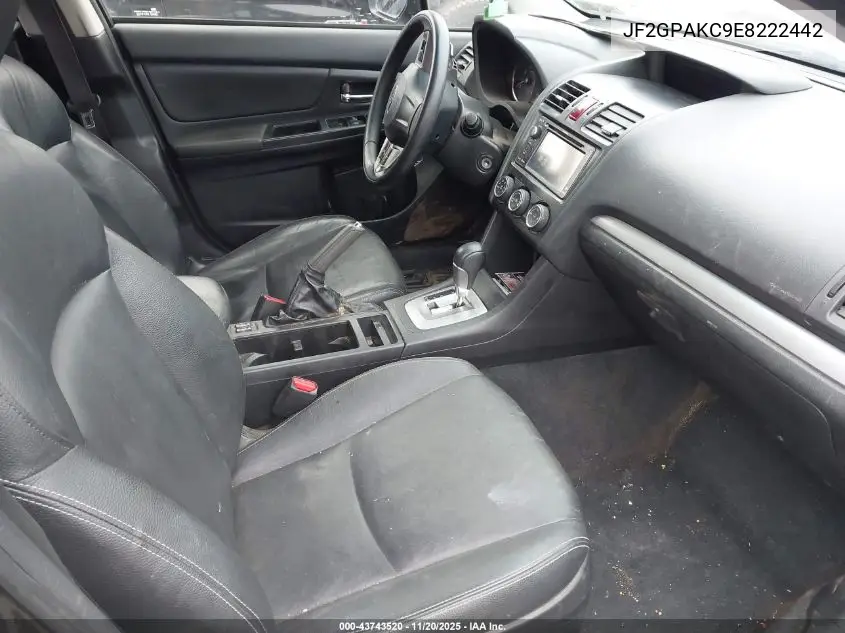 JF2GPAKC9E8222442 2014 Subaru Xv Crosstrek 2.0I Limited