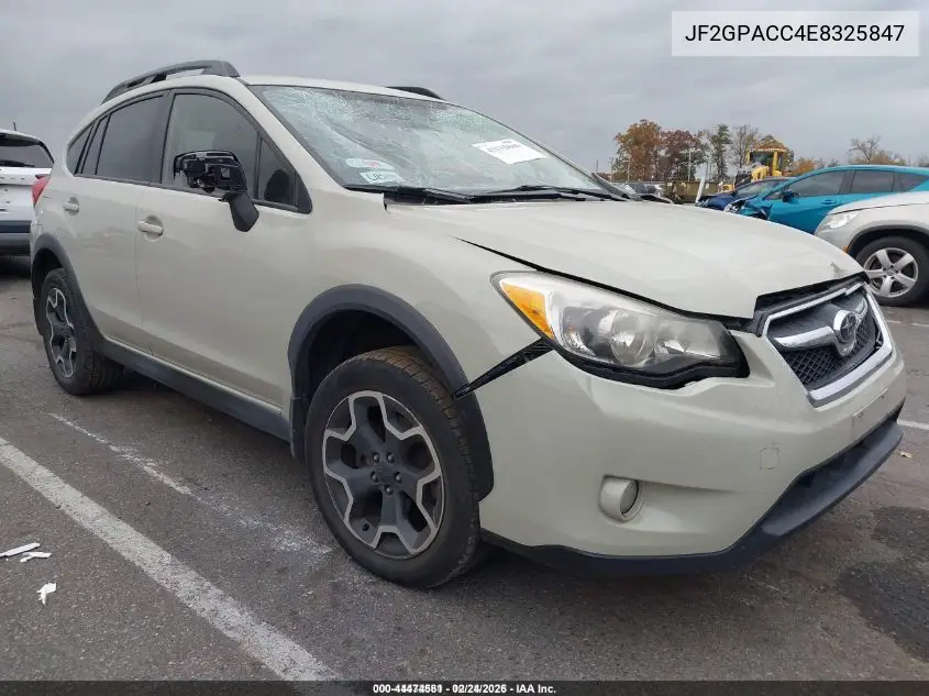 JF2GPACC4E8325847 2014 Subaru Xv Crosstrek 2.0I Premium