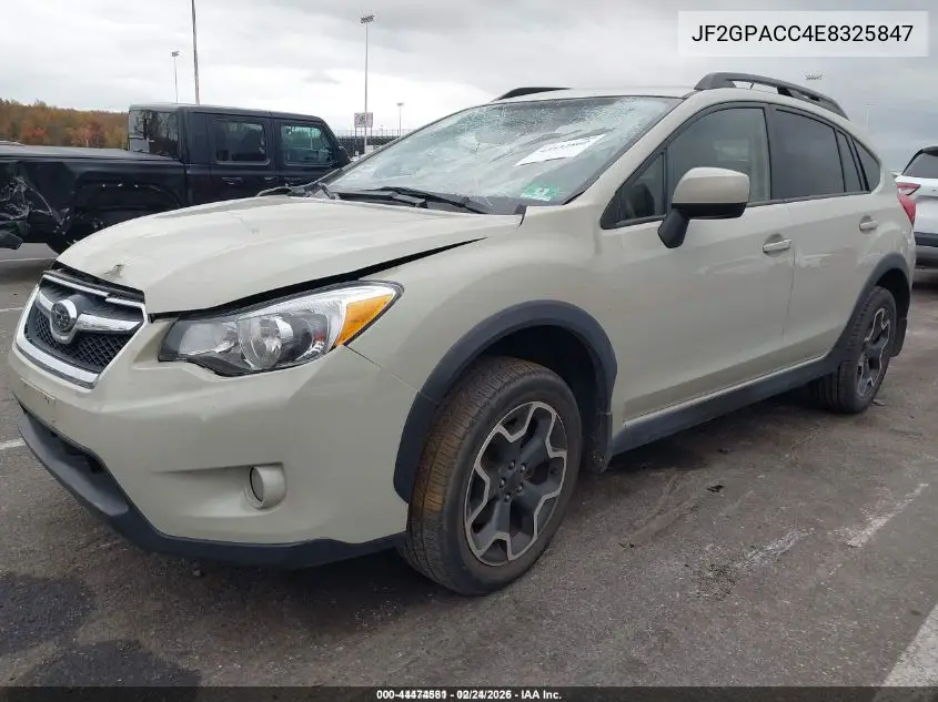 JF2GPACC4E8325847 2014 Subaru Xv Crosstrek 2.0I Premium