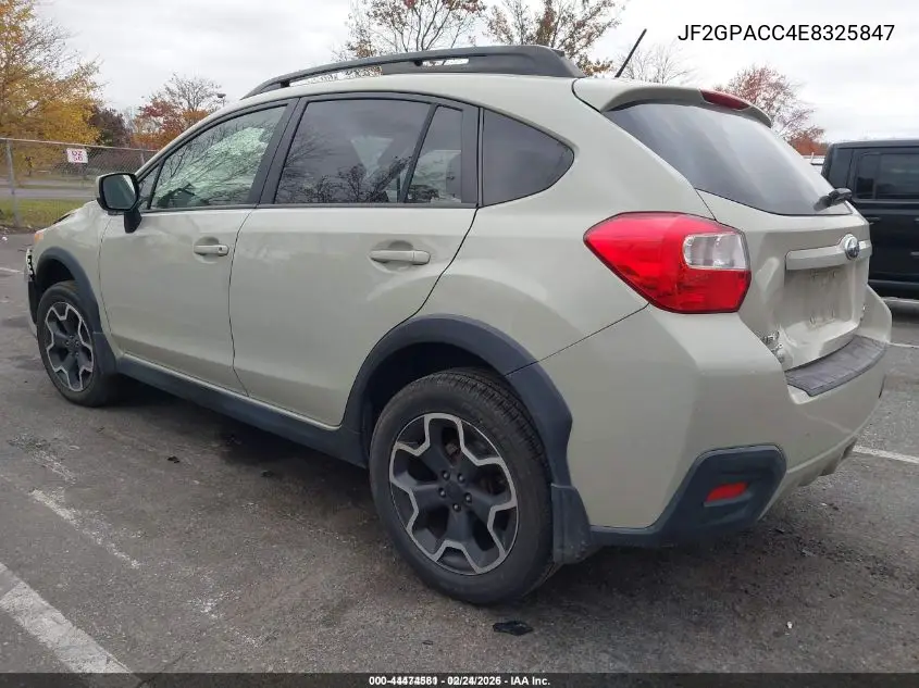 JF2GPACC4E8325847 2014 Subaru Xv Crosstrek 2.0I Premium