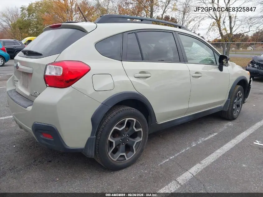 JF2GPACC4E8325847 2014 Subaru Xv Crosstrek 2.0I Premium