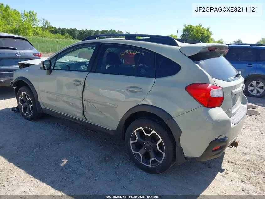 2014 Subaru Xv Crosstrek 2.0I Limited VIN: JF2GPAGCXE8211121 Lot: 45248742