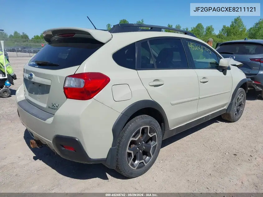 2014 Subaru Xv Crosstrek 2.0I Limited VIN: JF2GPAGCXE8211121 Lot: 45248742