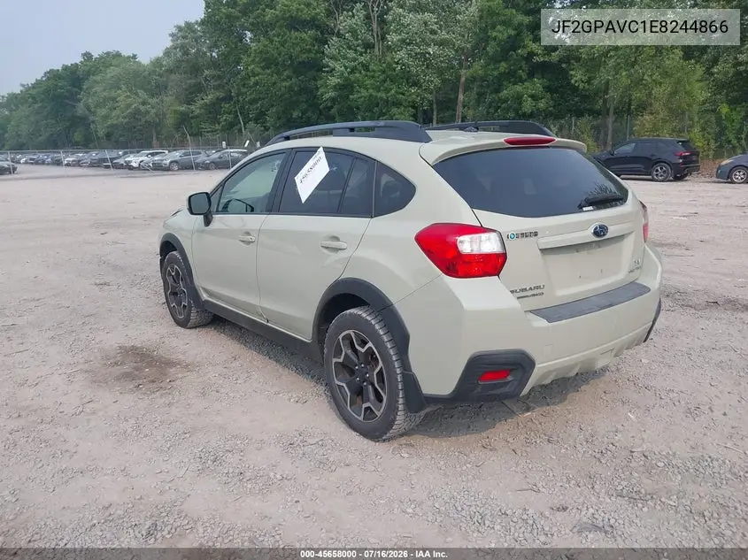 2014 Subaru Xv Crosstrek 2.0I Premium VIN: JF2GPAVC1E8244866 Lot: 45658000