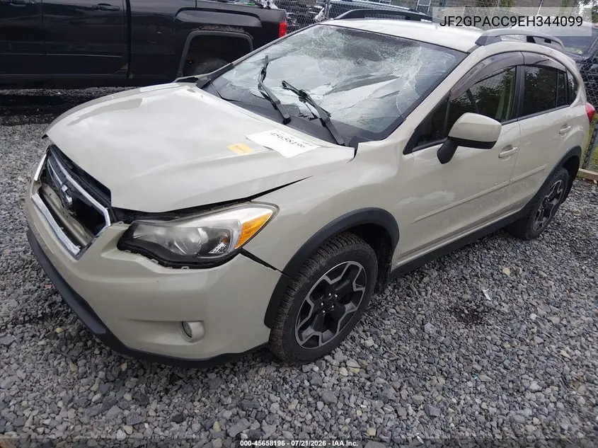 2014 Subaru Xv Crosstrek 2.0I Premium VIN: JF2GPACC9EH344099 Lot: 45658196