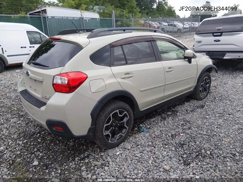 2014 Subaru Xv Crosstrek 2.0I Premium VIN: JF2GPACC9EH344099 Lot: 45658196