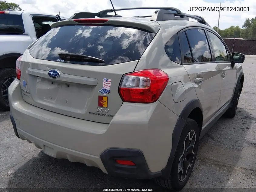 2015 Subaru Xv Crosstrek 2.0I Limited VIN: JF2GPAMC9F8243001 Lot: 45632559