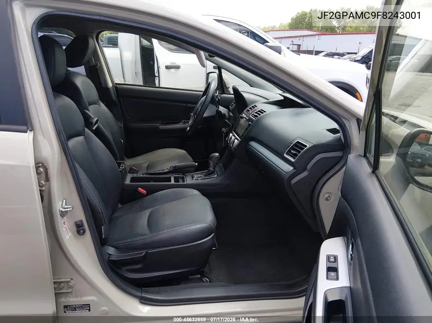 2015 Subaru Xv Crosstrek 2.0I Limited VIN: JF2GPAMC9F8243001 Lot: 45632559