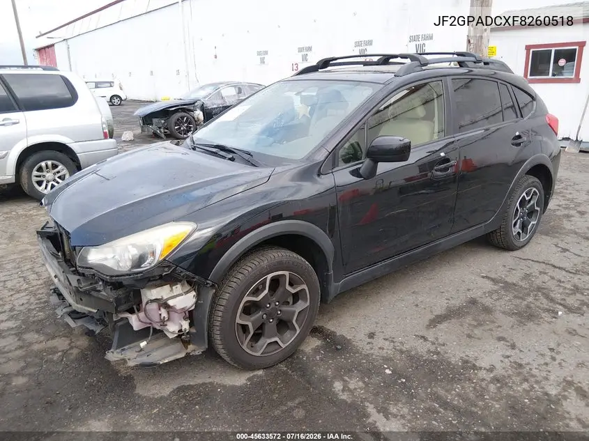 2015 Subaru Xv Crosstrek 2.0I Premium VIN: JF2GPADCXF8260518 Lot: 45633572