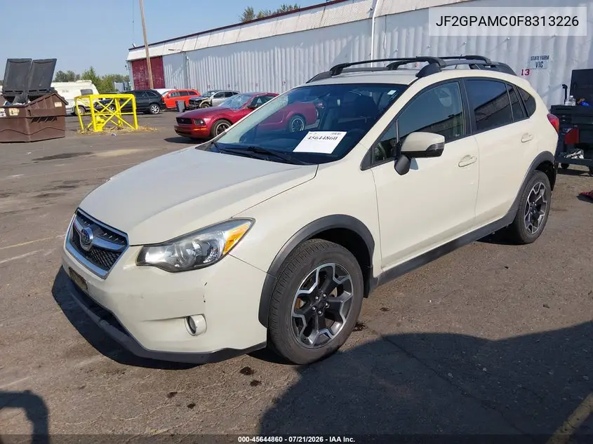 2015 Subaru Xv Crosstrek 2.0I Limited VIN: JF2GPAMC0F8313226 Lot: 45644860