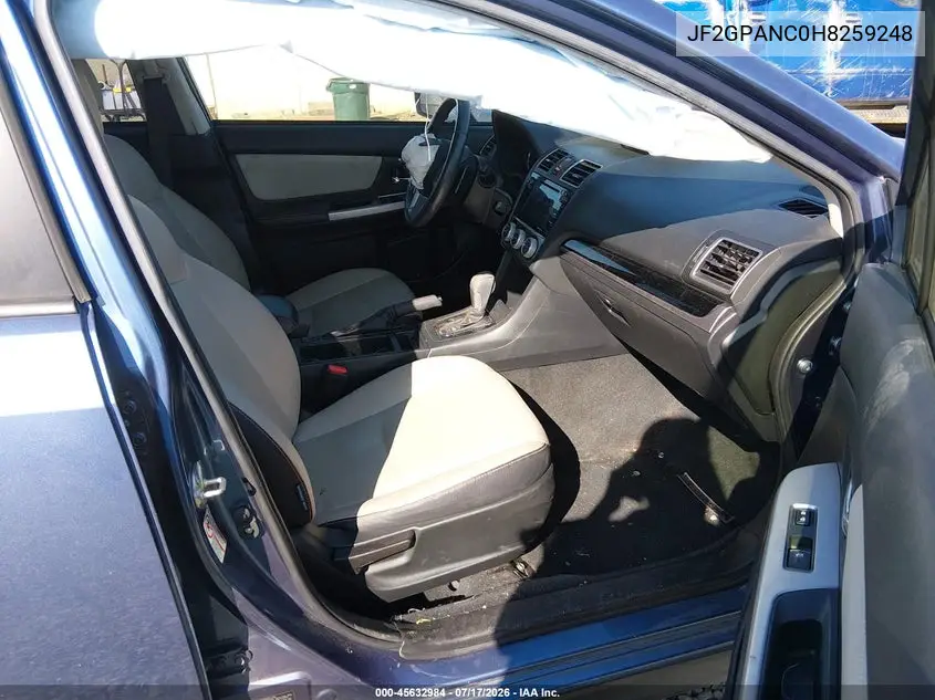 2017 Subaru Crosstrek 2.0I Limited VIN: JF2GPANC0H8259248 Lot: 45632984