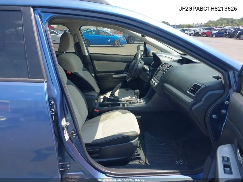 2017 Subaru Crosstrek 2.0I Premium VIN: JF2GPABC1H8213626 Lot: 45639523
