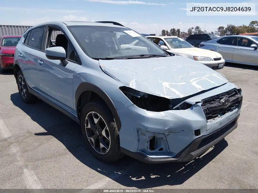 JF2GTACC9J8204639 2018 Subaru Crosstrek 2.0I Premium