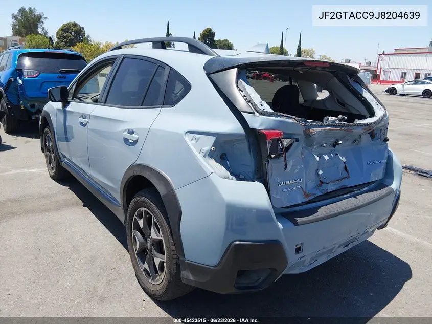 JF2GTACC9J8204639 2018 Subaru Crosstrek 2.0I Premium