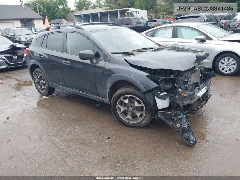 2018 Subaru Crosstrek 2.0I Premium VIN: JF2GTABC2J8341486 Lot: 45445603