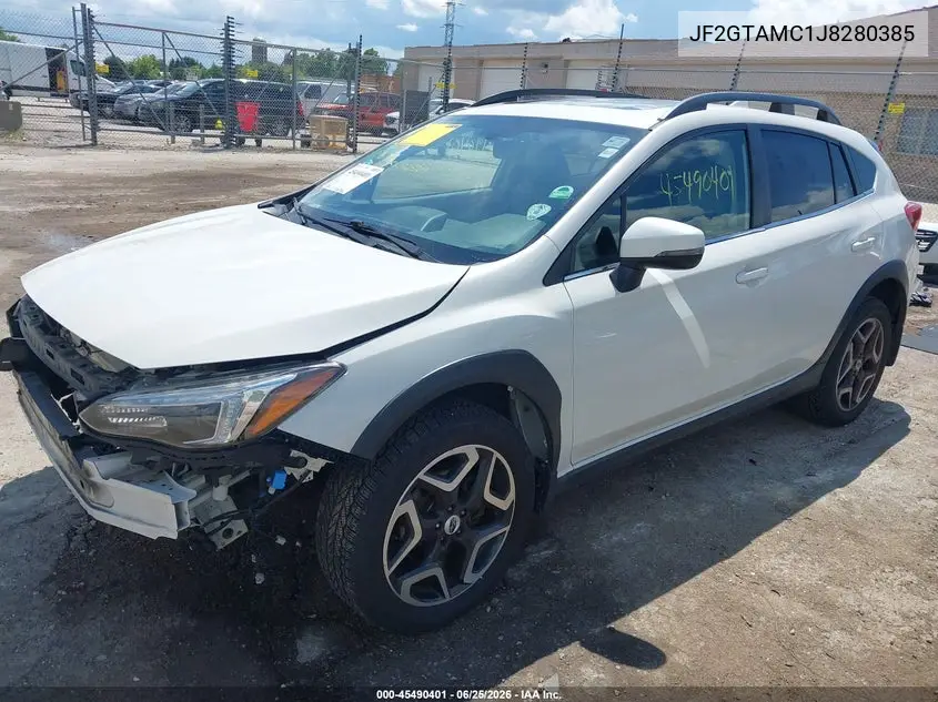 2018 Subaru Crosstrek 2.0I Limited VIN: JF2GTAMC1J8280385 Lot: 45490401