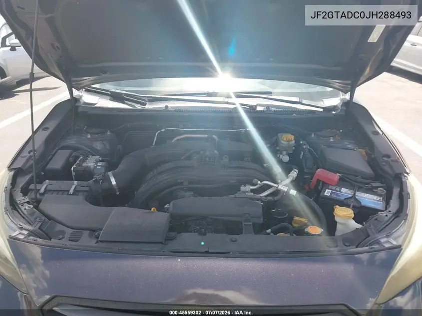2018 Subaru Crosstrek 2.0I Premium VIN: JF2GTADC0JH288493 Lot: 45559302