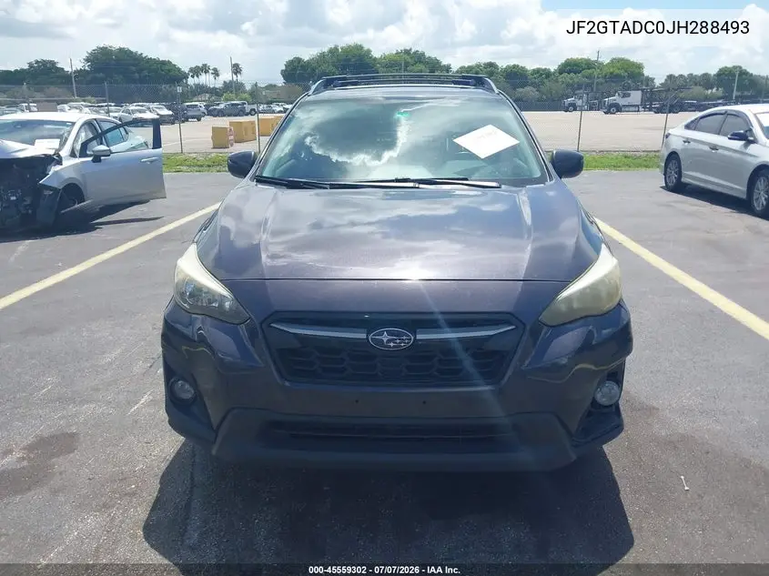 2018 Subaru Crosstrek 2.0I Premium VIN: JF2GTADC0JH288493 Lot: 45559302