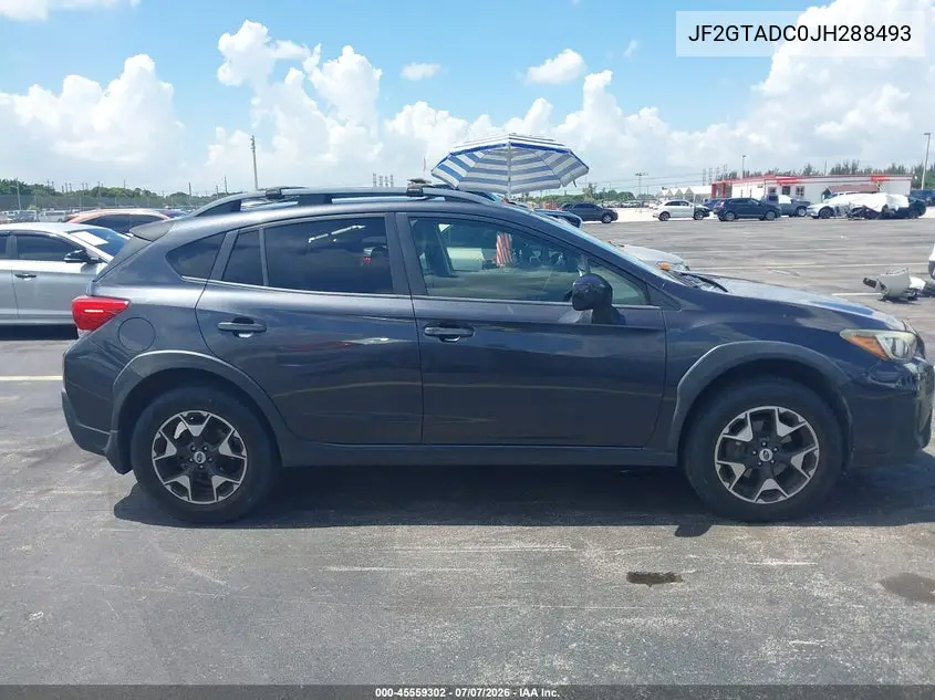 2018 Subaru Crosstrek 2.0I Premium VIN: JF2GTADC0JH288493 Lot: 45559302