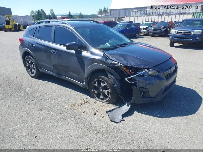 2018 Subaru Crosstrek 2.0I Premium VIN: JF2GTABC3JH270718 Lot: 45595445