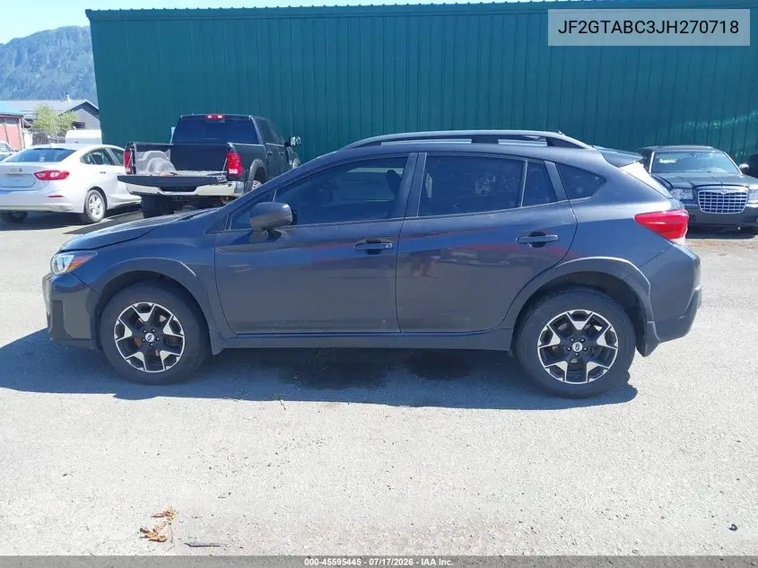 2018 Subaru Crosstrek 2.0I Premium VIN: JF2GTABC3JH270718 Lot: 45595445