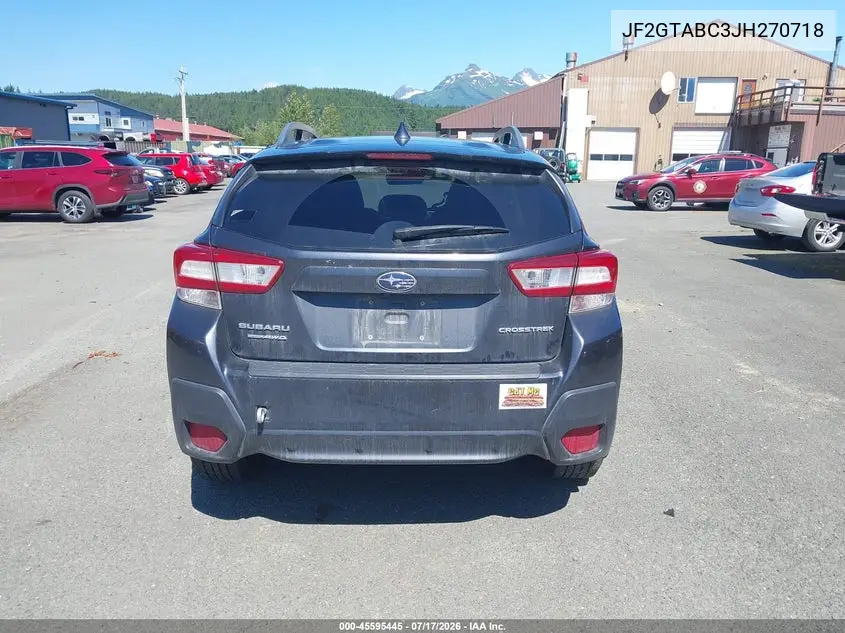 2018 Subaru Crosstrek 2.0I Premium VIN: JF2GTABC3JH270718 Lot: 45595445