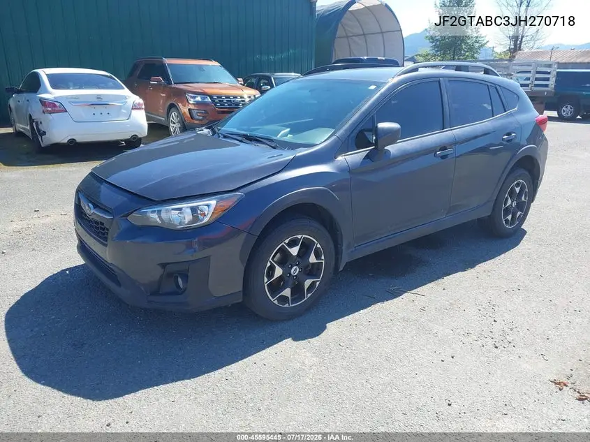 2018 Subaru Crosstrek 2.0I Premium VIN: JF2GTABC3JH270718 Lot: 45595445