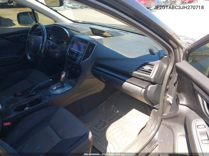 2018 Subaru Crosstrek 2.0I Premium VIN: JF2GTABC3JH270718 Lot: 45595445