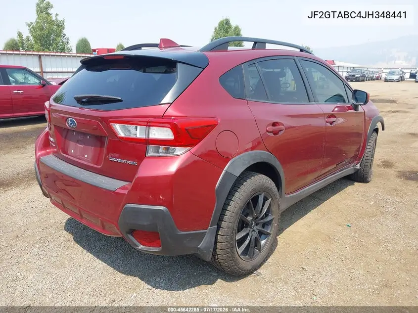 2018 Subaru Crosstrek 2.0I Premium VIN: JF2GTABC4JH348441 Lot: 45642285