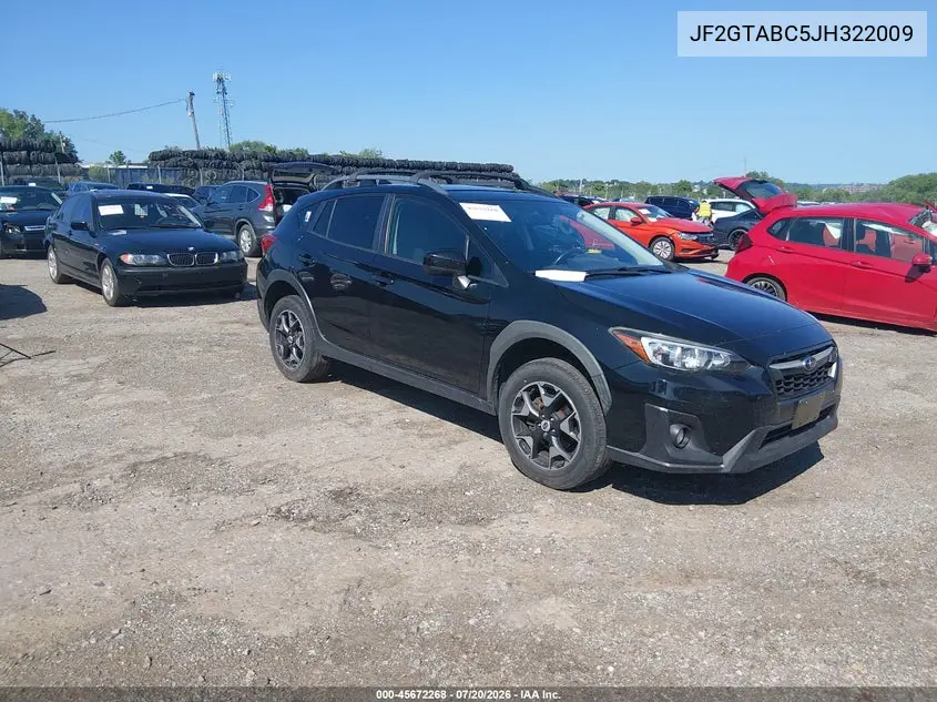 2018 Subaru Crosstrek 2.0I Premium VIN: JF2GTABC5JH322009 Lot: 45672268