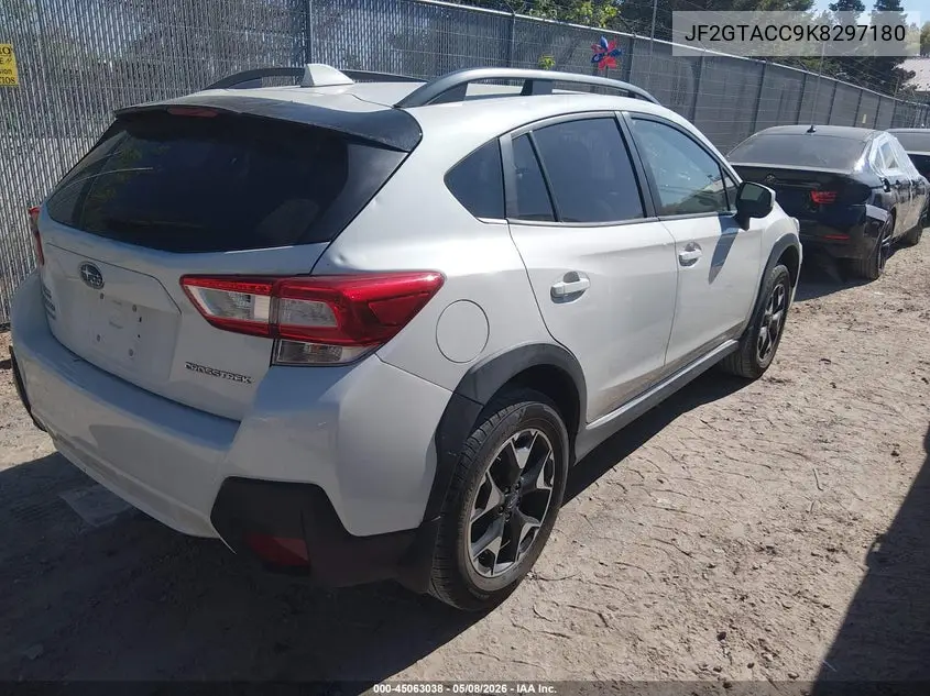 JF2GTACC9K8297180 2019 Subaru Crosstrek 2.0I Premium