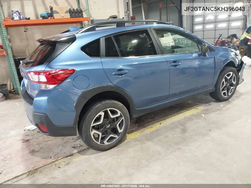 2019 Subaru Crosstrek 2.0I Limited VIN: JF2GTANC5KH396043 Lot: 45557433