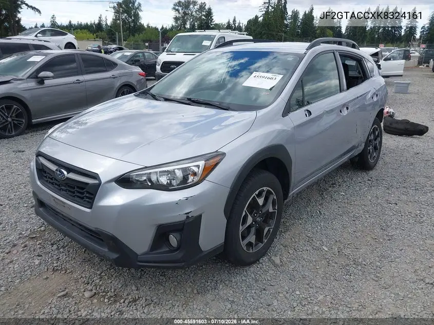 2019 Subaru Crosstrek 2.0I Premium VIN: JF2GTACCXK8324161 Lot: 45591603