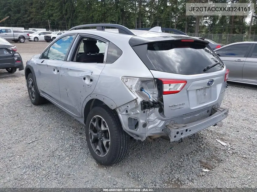 2019 Subaru Crosstrek 2.0I Premium VIN: JF2GTACCXK8324161 Lot: 45591603