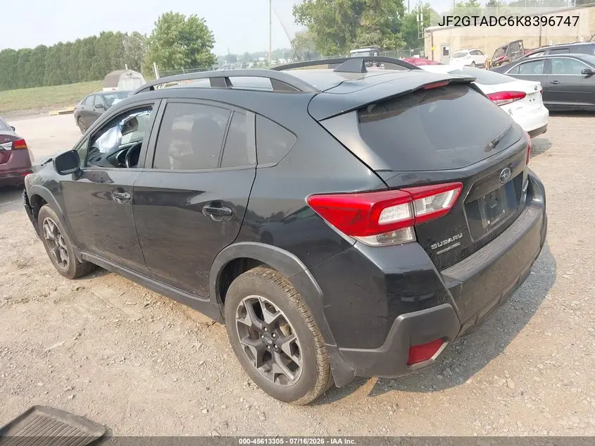 2019 Subaru Crosstrek 2.0I Premium VIN: JF2GTADC6K8396747 Lot: 45613305