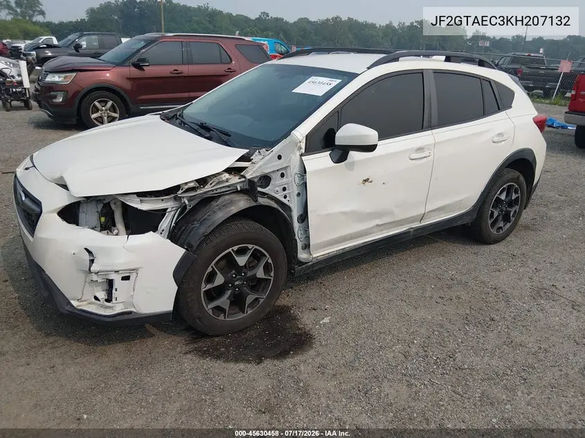 2019 Subaru Crosstrek 2.0I Premium VIN: JF2GTAEC3KH207132 Lot: 45630458