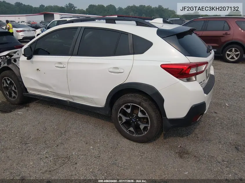 2019 Subaru Crosstrek 2.0I Premium VIN: JF2GTAEC3KH207132 Lot: 45630458