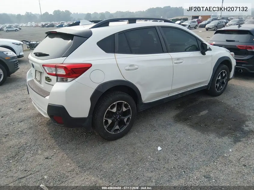 2019 Subaru Crosstrek 2.0I Premium VIN: JF2GTAEC3KH207132 Lot: 45630458