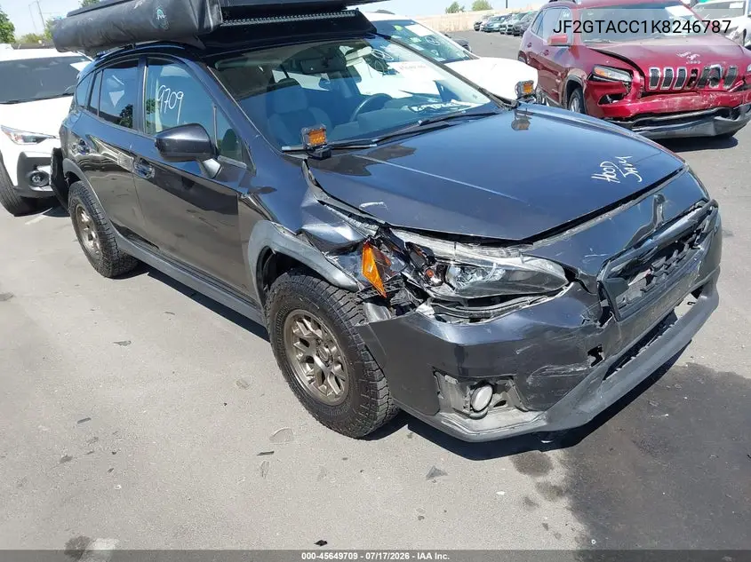 2019 Subaru Crosstrek 2.0I Premium VIN: JF2GTACC1K8246787 Lot: 45649709
