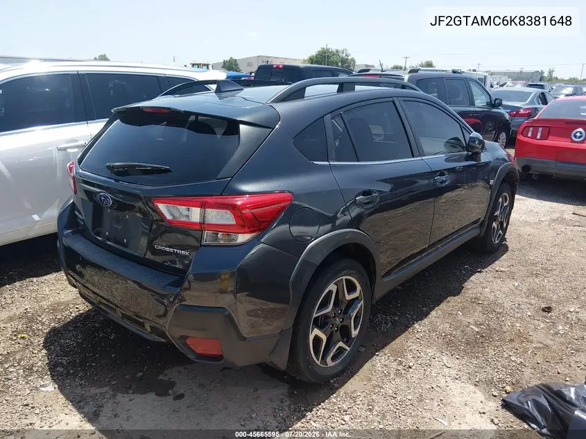 2019 Subaru Crosstrek 2.0I Limited VIN: JF2GTAMC6K8381648 Lot: 45665595