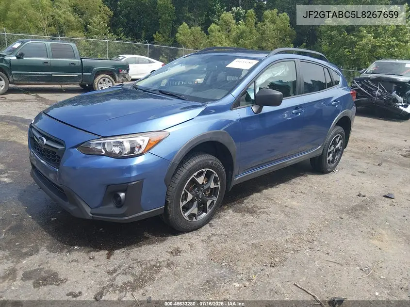 2020 Subaru Crosstrek VIN: JF2GTABC5L8267659 Lot: 45633280