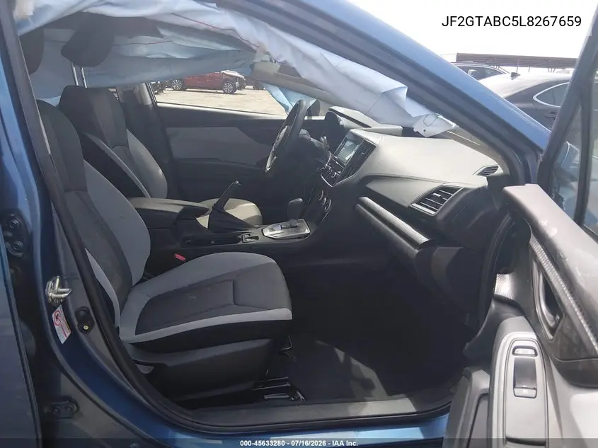 2020 Subaru Crosstrek VIN: JF2GTABC5L8267659 Lot: 45633280
