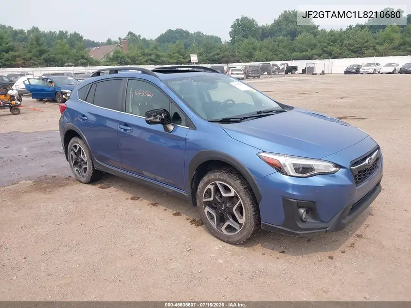 2020 Subaru Crosstrek Limited VIN: JF2GTAMC1L8210680 Lot: 45635607